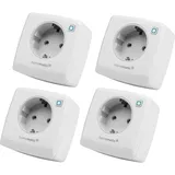 eQ-3 HOMEMATIC IP 157338A0, Schaltsteckdose, 4 Stück