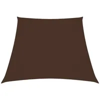 VidaXL Sonnensegel Oxford-Gewebe Trapezform 3/4x3 m Braun