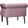 Atlantic Home Collection Loungesessel Samtvelours 86 x 70 x 74 cm rosa