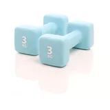 LUXTRI Kurzhantel Set 2 x 3 kg Blau Neopren Hantel 2er Set mit rutschfesten Griffen für Krafttraining Gewichte Kurzhanteln Zuhause Training