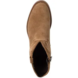 TAMARIS Damen Stiefelette Leder bequem; CAMEL, EU