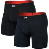 SAXX Underwear Saxx Multi-sport Mesh x2 vêtement running homme - Noir / S