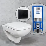 Geberit Renova Plan Wand-WC & Tellkamp WC-Sitz mit neeos Vorwandelement,, 202150600+16601BM#SET,