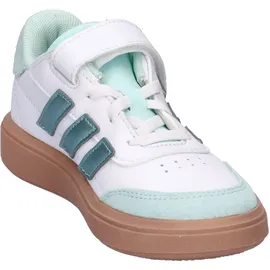 adidas Courtblock EL C Kinder Ftwr White/Magic Grey/Mint 28