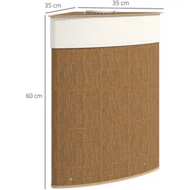 Homcom Wäschekorb Bambus