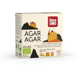 Lima Agar-Agar Pulver bio (6x2g)