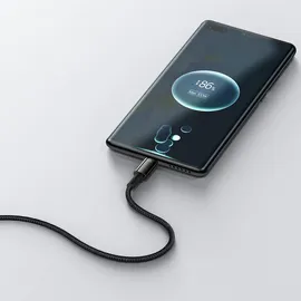 Baseus Tungsten Gold Kabel USB-A - USB-C 100W 1m Schwarz