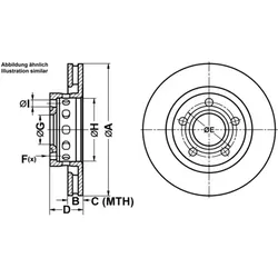 ATE Bremsscheibe hinten rechts links belüftet 269,0mm für VAG 4D0615601B 24.0122-0198.1