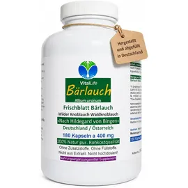 VitalLife Wilder Frischblatt Bärlauch Kapseln 180 St.