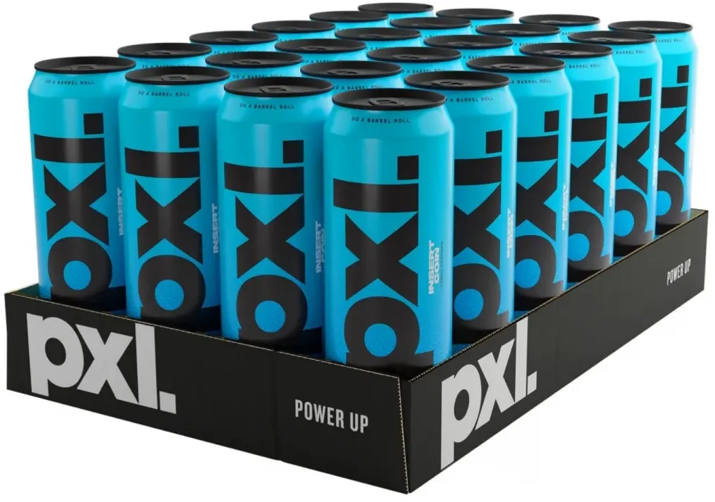 PXL Energy Insert Coin (Heidelbeere & Himbeere) 24 x 500 ml