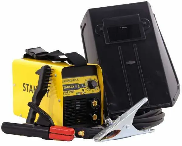 Inverter-Schweißgerät MMA Stanley STAR 7000 - 200A max - 230V - Verwendung 40%@200A  Kit