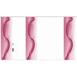 HOME WOHNIDEEN Schiebegardine »FILIZ 6er SET« Paneelwagen 6 Stk. tlg. Schiebevorhang Digidruck 6er Set FILIZ