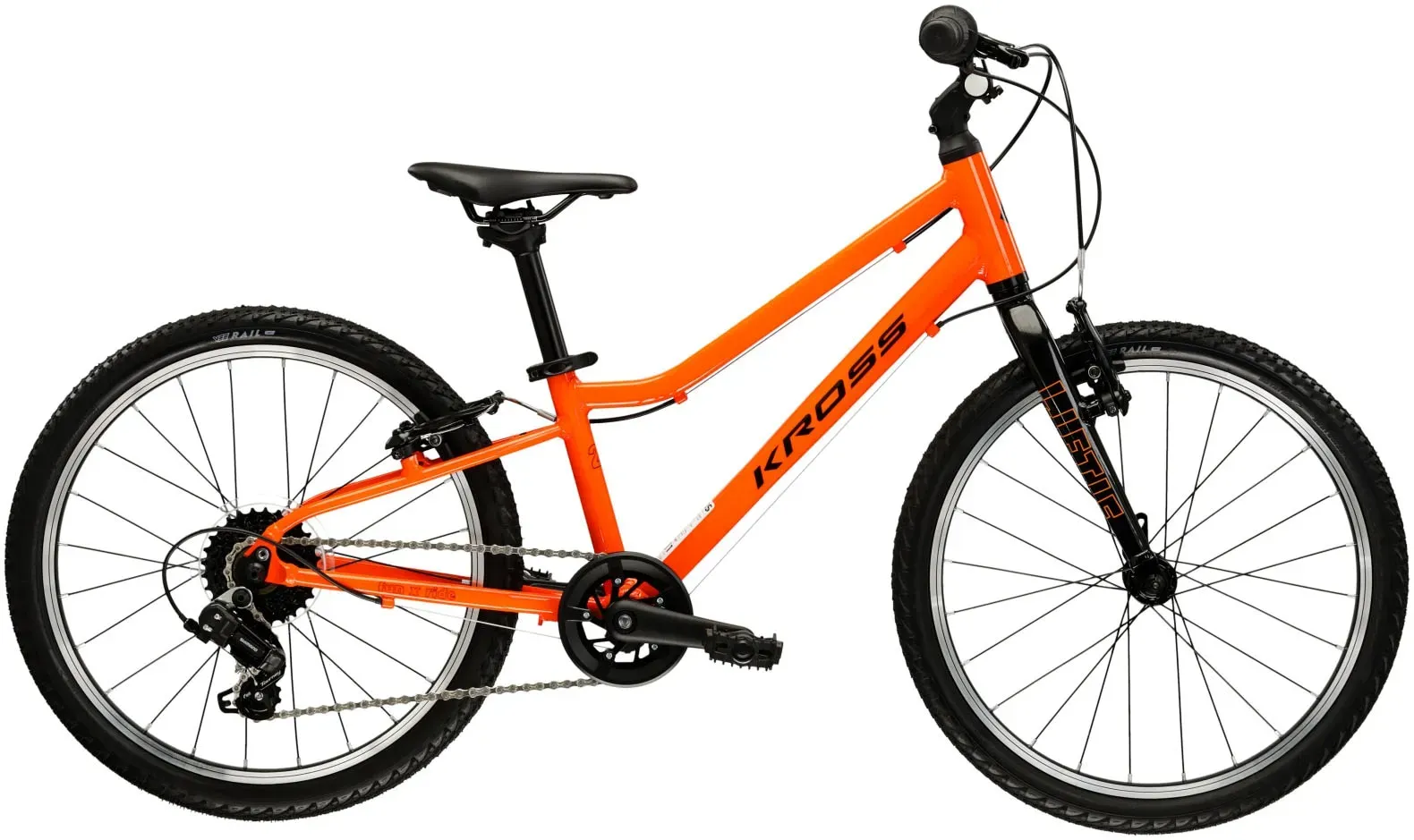 Kinderfahrrad KROSS "KROSS Kinderrad Lightweight Liftie 20" orange" Gr. 25, orange (orange, orange), Fahrräder, Kinder, 25cm, 20 Zoll (50,80cm) hinten: 20 Zoll (50,80cm)