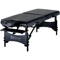 Master Massage cm Massagebett Portable Beauty Mobile Massageliege Klappbar Behandlungsliege Kosmetikliege Massagebank Physioliege, Schwarz, 71cm