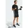 adidas Workout Essentials Base 3 Stripes Woven Shorts Black/White S