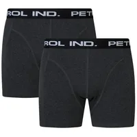 Petrol Industries Boxershorts schwarz/weiß/petrol XL 3er Pack