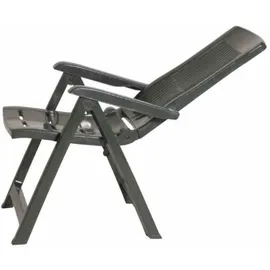 PROGARDEN Tampa Klappsessel 60 x 61 x 109 cm grün 4 St. inkl. 4 x Auflagen terrakotta