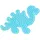 Hama Maxi-Perlen Stiftplatte Dinosaurier transparent