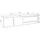 SKRAUT HOME Lowboard 212x50 cm Beige Holzwerkstoff