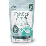 Green Petfood FairCat Sensitive (16 x 85 g), getreidefreies Katzenfutter mit Flohsamenschalen & Fenchel, Katzennassfutter für ausgewachsene und wählerische Katzen, Katzenfutter mit angenehmen Duft