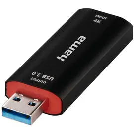 Hama Video-Aufnahme-Stick USB-Stecker - HDMI-Buchse 4K Schwarz