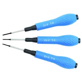 BGS Präzisions-Schraubendreher-Satz T-Profil (für Torx) T4 / T5 / T6 3-tlg.