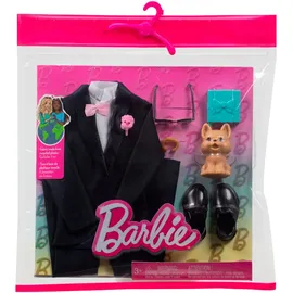 Barbie Fashions Bräutigam-Outfit Schwarz
