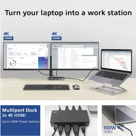 Act USB-C 4K MST Dockingstation