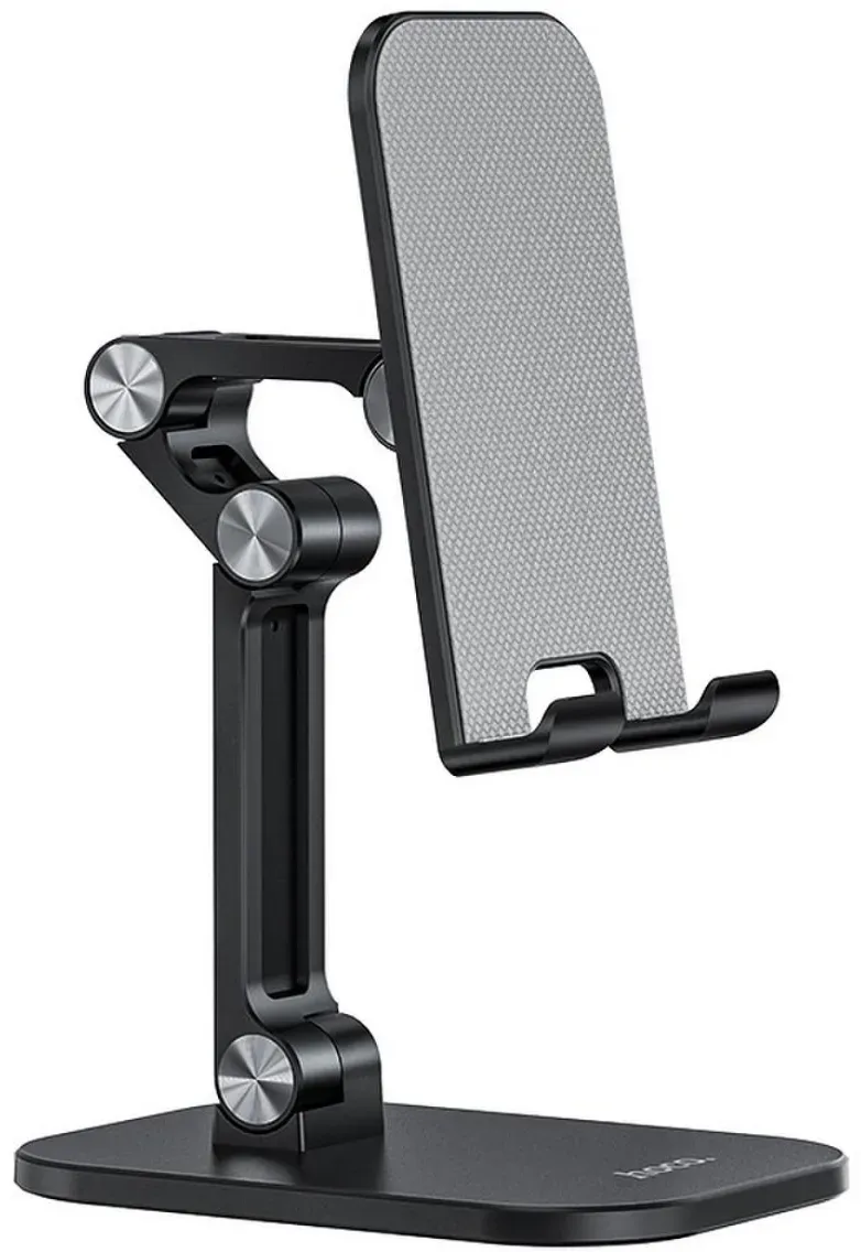 Hoco PH34 Schreibtischhalter – Für Smartphone und Tablet, Schwarz