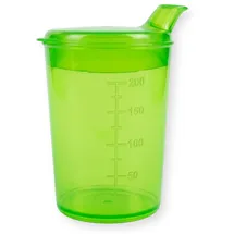 Body Products Medi-Inn Schnabelbecher Schabeltasse Trinkbecher 250 ml grün Öffnung: 12x10 mm