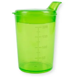Body Products Medi-Inn Schnabelbecher Schabeltasse Trinkbecher 250 ml grün Öffnung: 12x10 mm