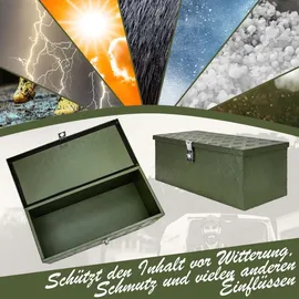 Trucky Alubox Aluminium 0,00 m Grün abschließbar