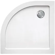 SANOTECHNIK SMC Duschwanne rund Kunststoff 80 x 80 cm Weiß