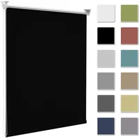 Woltu Verdunkelungsrollo Klemmfix 105 x 140 cm Grau