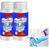2 Stück Neuer Abflussreiniger Extra Stark, Rohrreiniger Extrem Stark, Abfluss Schaumreiniger, Verstopfungsabfluss Reparieren, Rohrreiniger Drain Cleaner für Badewanne, Waschbecken, Toiletten (2)