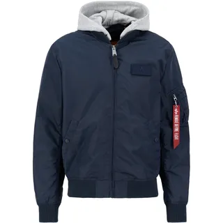 Alpha Industries MA-1 TT Hood rep. blue S