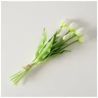 Boltze Dekostrauß "Falona" in Weiß - (H)13 cm
