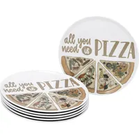CreaTable 6x CreaTable, Pizza Zubehör, Pizzateller ' All you Need '