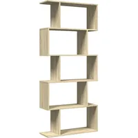 vidaXL Bücherregal 5 Etagen 70 x 24 x 161 cm Braun