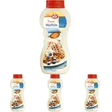 RUF Waffeln im Shaker, Mischung für Waffelteig ergibt 4-6 Waffeln aus dem Waffeleisen, zu der Waffelteig Mischung nur Milch hinzufügen, 220g (Packung mit 4)