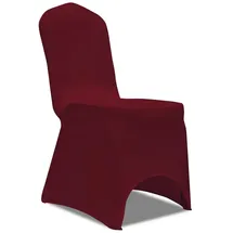 vidaXL Stuhlhusse Bordeauxrot 100 Stk.