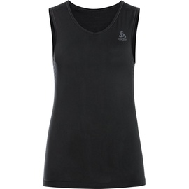 Odlo Damen Performance X-Light Eco V-Neck Singlet Unterhemd BL Top - schwarz