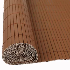 Estexo Sichtschutzmatte 120 x 500 cm Braun PVC