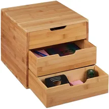 Relaxdays Organizer 3 Schubladen