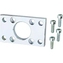 Riegler Front- oder Bodenflansch, ISO 15552, ISO 21287, Kolben- Ø80