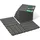 VOUNOT WPC Terrassenfliesen 30 x 30 cm anthrazit