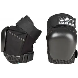 187 Killer Pads Killer Pads Schutzausrüstung Kneepads Pro Derby, Schwarz, M, 11.11.PDK.29-03