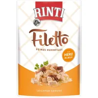 Rinti Filetto Huhn & Hühnerherz in Jelly 24 x 100 g