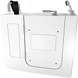AcquaVapore AquaVapore Sitzwanne Whirlpool Badewanne mit Tür S08WP-B-L 110x68cm