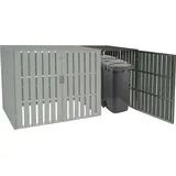 MCW Mülltonnenbox Erweiterung J28 100 x 76 x 115 cm grau